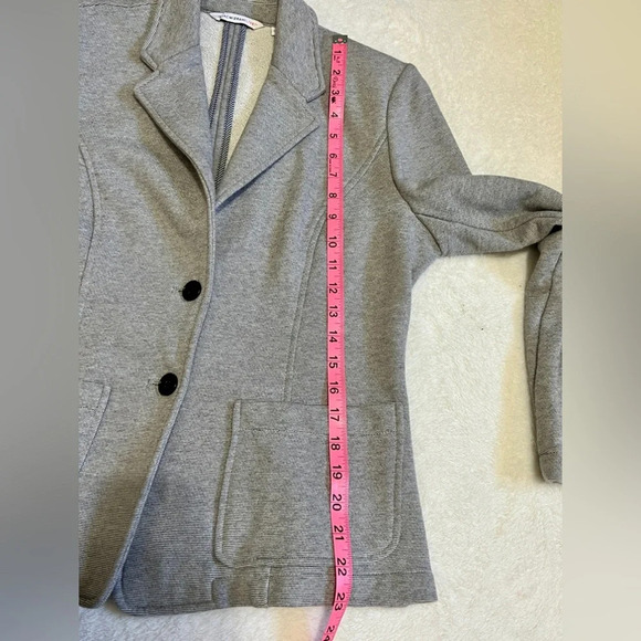 Isaac Mizrahi Live Heathered Grey Blazer - Small - Picture 5 of 7